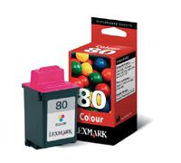 Lexmark 12A1980E Original Lexmark No 80 Colour Ink Cartridge