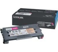 Lexmark 0C500H2MG Original Lexmark 0C500H2MG High Yield Magenta Toner Cartridge, 3K Page Yield