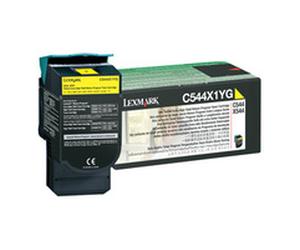 Lexmark 0C544X1YG Original Lexmark C544X1YG Extra High Yield Return Program Yellow Toner Cartridge, 4K Page Yield
