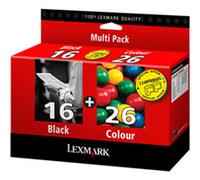 Lexmark 80D2126 Original Lexmark High Capacity No 16 Black & No 26 Colour Ink Cartridges