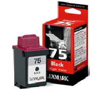 Lexmark 12A1975E Original Lexmark Extra High Yield No 75 Black Ink Cartridge