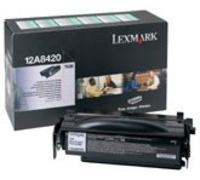 Lexmark 12A8420 Original Lexmark Standard Yield Return Program Toner Cartridge, 6K Yield