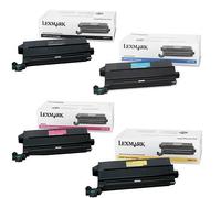Lexmark 12N0771/68 Full Set Original Toners (4 Pack)