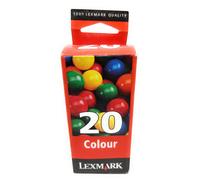 Lexmark 15MX120E-CQ Original Lexmark High Capacity No 20 Colour Ink Cartridge - 15MX120E