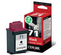 Lexmark 15MX971E Original Lexmark No 71 New Higher Yield Black Ink Cartridge - 15MX971