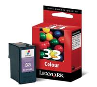 Lexmark 18C0033E Original Lexmark 33 New Higher Yield Colour Ink Cartridge - 18CX033E