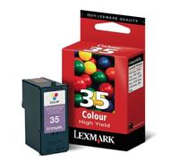 Genuine Lexmark 35XL High Yield Colour Ink Cartridge (VAT Included) - Free P+P