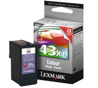Lexmark 18Y0143BE Original Lexmark 43XL New Higher Yield Colour Ink Cartridge - 018YX143E