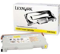 Lexmark 20K0502 Original Lexmark 20K0502 Standard Capacity Yellow Toner Cartridge, 3K