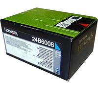 Genuine Lexmark 24B6008 Cyan Toner Cartridge