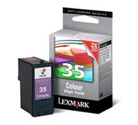 Genuine Lexmark 35XL High Yield Colour Ink Cartridge (VAT Included) - Free P+P