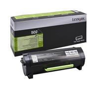 LEXMARK 502 toner cartridge black standard capacity 1.500 pages 1-pack return program