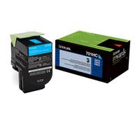 Lexmark 702HC Original Cyan High Capacity Return Program Toner Cartridge (70C2HC0)