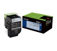 Lexmark 702K Original Black Return Program Toner Cartridge (70C20K0)