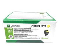 LEXMARK 702HY toner cartridge yellow high capacity 3.000 pages 1-pack return program