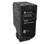 Lexmark 74C2HC0 Toner-kit cyan return program. 12K pages ISO/IEC 19798
