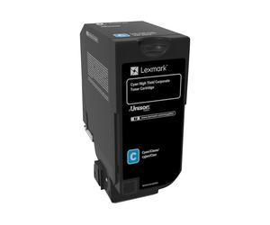 Lexmark 74C2HCE High Yield Corporate Toner Cartridge for CS725 / CX725 - Cyan