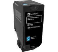 Lexmark 74C2HCE Toner Cartridge - Cyan