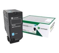 Lexmark 74C2SC0 Return Programme Toner Cartridge, 7,000 Pages, for CS720/CS725/CX725 - Cyan