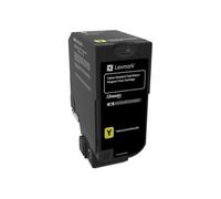 Lexmark 74C2SY0 Toner Cartridge Yellow Original