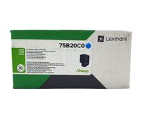 Lexmark 75B20C0 Cyan Toner Cartridge Genuine Original CS727de CS728de CX727de