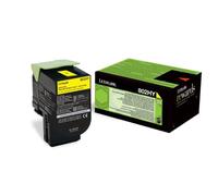 Lexmark 802HY High Capacity Yellow Return Program Toner Cartridge (80C2HY0)