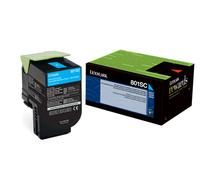 Lexmark 80C2SC0/802SC Toner-kit cyan return program. 2K pages ISO/IEC