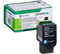 Lexmark C232HC0 High Yield Cyan Toner Cartridge