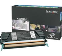 Lexmark C5240KH Toner-kit black return program. 8K pages/5% for Lexmar