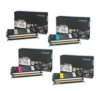 Original Multipack Lexmark C524 Printer Toner Cartridges (4 Pack) -C5222KS