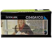 Lexmark C540A1CG C540, C543, C544, X543, X544 Toner Cartridge 1,000 Pages Return, Cyan