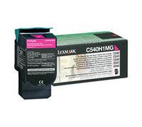 Lexmark C540H1MG Original Lexmark C540H1MG High Yield Return Program Magenta Toner Cartridge, 2K Page Yield
