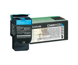 Lexmark C540n/C543dn/X543dn/C544/X544 Series High Yield Return Program Toner Cartridge - Cyan C540H1CG