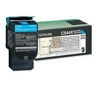 Lexmark C544, X544 Cyan Extra High Yield Return Program Toner Cartridge C544, X544 Cyan Extra High Yield Return Program Toner Cartridge, Laser toner, 30000 pages, Cyan, 1 pc(s)