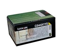 Lexmark Original Toner Cartridge C544/X544 C544X1YG - Extra High Yield Return Program, Yellow, 4K