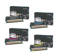 Original Multipack Lexmark C748dte Printer Toner Cartridges (4 Pack) -C746H1KG
