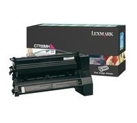Lexmark C7700MH Original Lexmark C7700MH High Yield Return Program Magenta Toner Cartridge, 10K Page Yield
