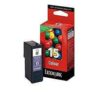 Lexmark Cartridge No. 15 - Ink Cartridges, Print Cartridge - 1 x Colour (Cyan, Magenta, Yellow) - 150 Pages - Printer Accessories - LRP