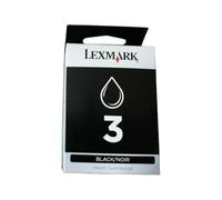 Lexmark 18C1530E Original Lexmark No 3 Black Ink Cartridge - 18C1530E