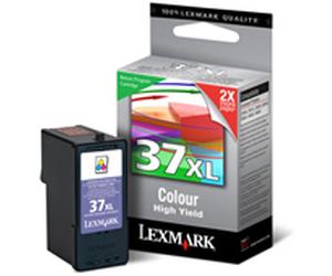 Lexmark Cartridge No. 37XL Ink cartridge - 1-pack Colour (cyan, magenta, yellow)