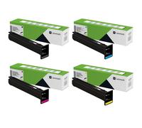 Lexmark CX963se Printer Toner Cartridges (4 Pack) -77L20K0 Multipack Original