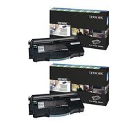 Lexmark E120n Printer Toner Cartridges (2 Pack) -12016SE Multipack Original