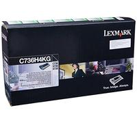 Lexmark High Yield Black Return Program Toner Cartridge for US Government, 12000 Yield (C736H4KG)