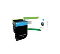 Lexmark 70C20C0 Original Lexmark 702C Return Program Cyan Toner Cartridge, 1K Page Yield