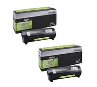 Lexmark MS510dn Printer Toner Cartridges (2 Pack) -50F2H0E Multipack Original