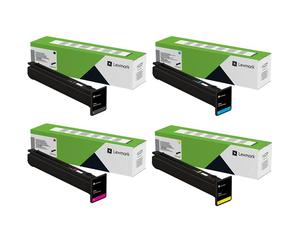 Lexmark MX953se Printer Toner Cartridges (4 Pack) -77L20K0 Multipack Original