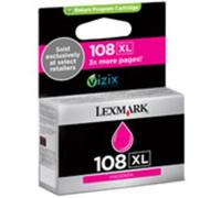 Lexmark No.108XL (14N0479E) Magenta Return Programme High Yield Original Ink Cartridge