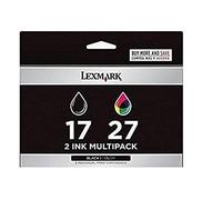 Lexmark No 17 And No 27 Ink Cartridge Black And Colour Combo-pack 7.4ml And 9.2ml