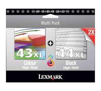 Lexmark Ink Cartridges 34XL & 35XL – Genuine High Yield Black & Colour – Original