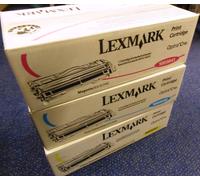 Lexmark Optra C710 Colour Toner cartridge set 10E0040 10E0041 10E0042 FREE P+P